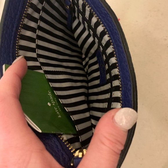 Kate Spade blue crossbody purse - Picture 6 of 7